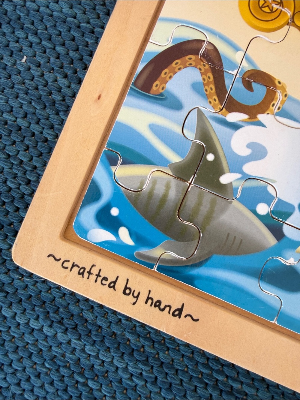 Melissa & Doug Wooden Jigsaw Puzzles - Pirate & Rainforest - Picture 2 of 9